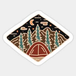 Camping Sticker